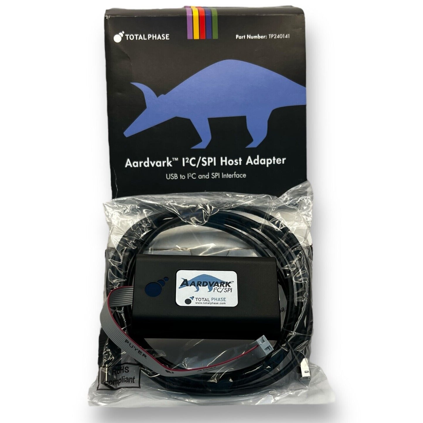 Total Phase Aardvark I2C/SPI Host Adapter - USB to I2C/SPI Bridge TP240141 - Premium  from Totalphase - Just $161.49! Shop now at Engtechsupplies