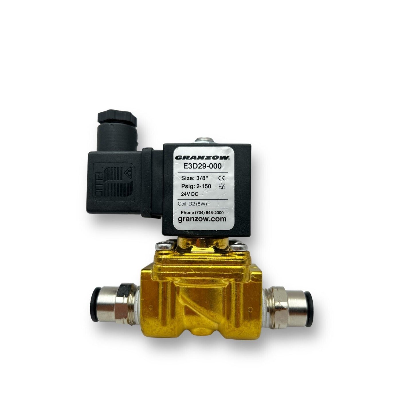 GRANZOW E3D29-000 24VDC 2-150PSIG Solenoid Valve 3/8” - Premium from Granzow - Just $94.99! Shop now at Engtechsupplies