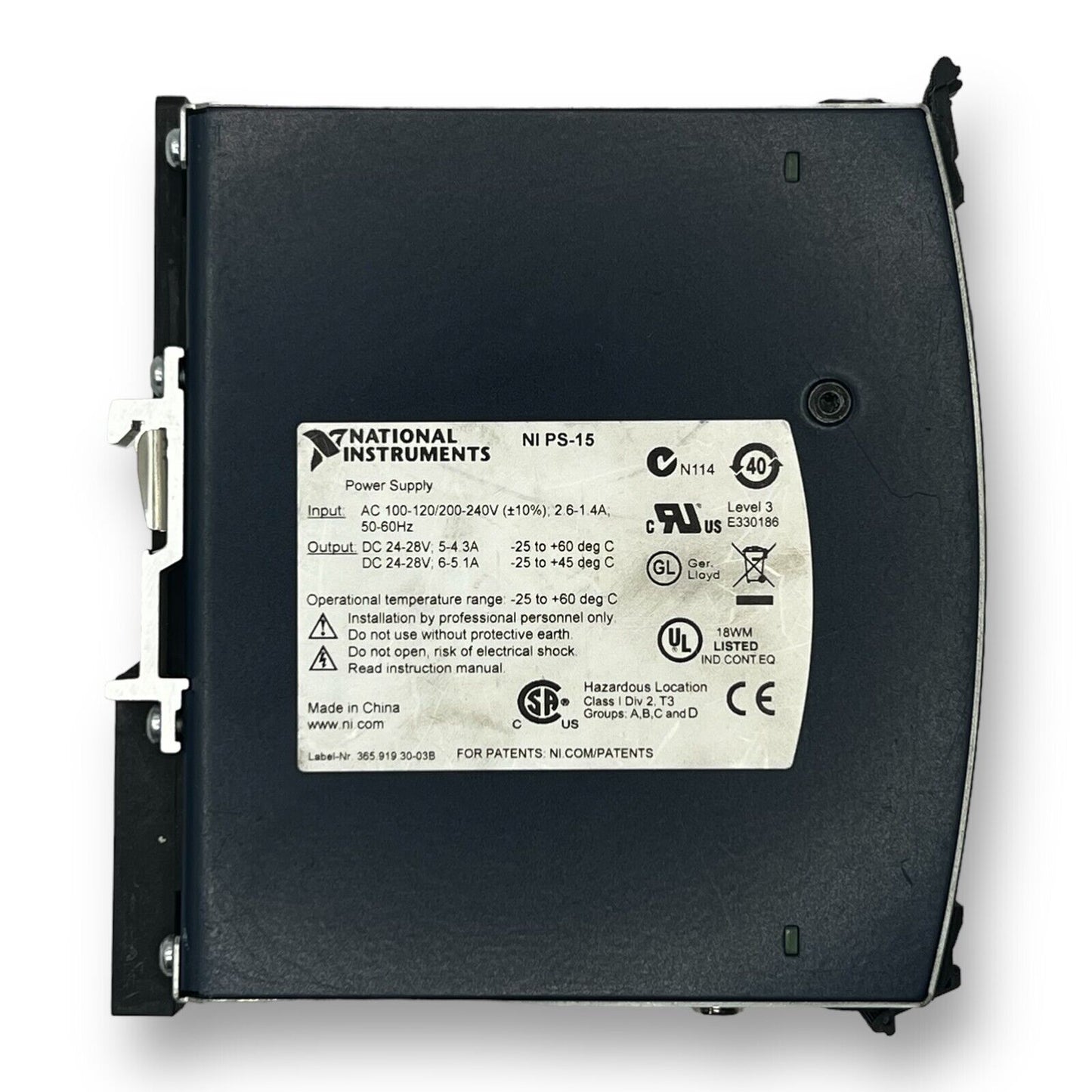 National Instruments NI PS-15 Power Supply, 24Vdc NIPS15 -USA seller - Premium from National Instuments - Just $84.55! Shop now at Engtechsupplies