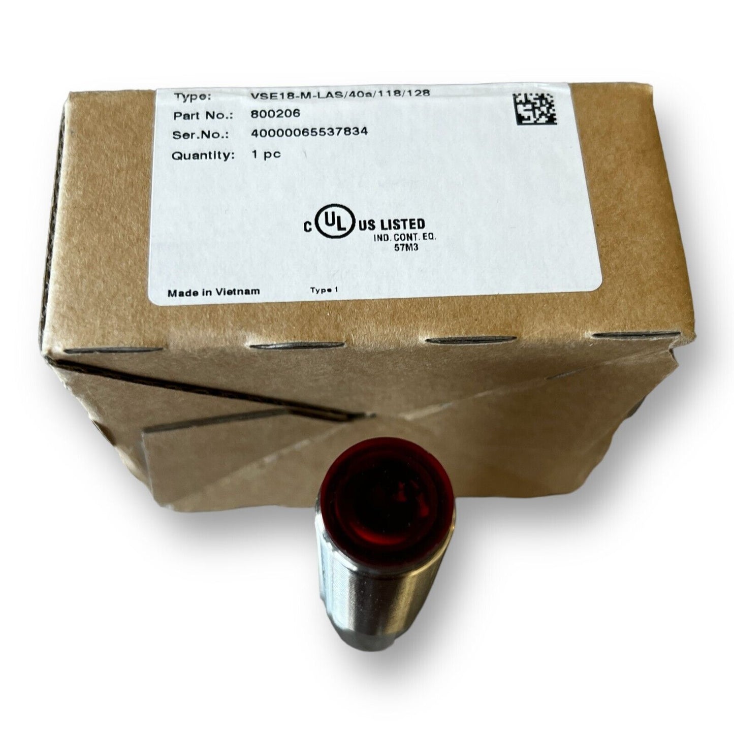 NEW Pepperl+Fuchs VSE18-M-LAS/40A/118/128 Through Beam Optical Sensor - Receiver - Premium from Pepperl - Just $94.99! Shop now at Engtechsupplies
