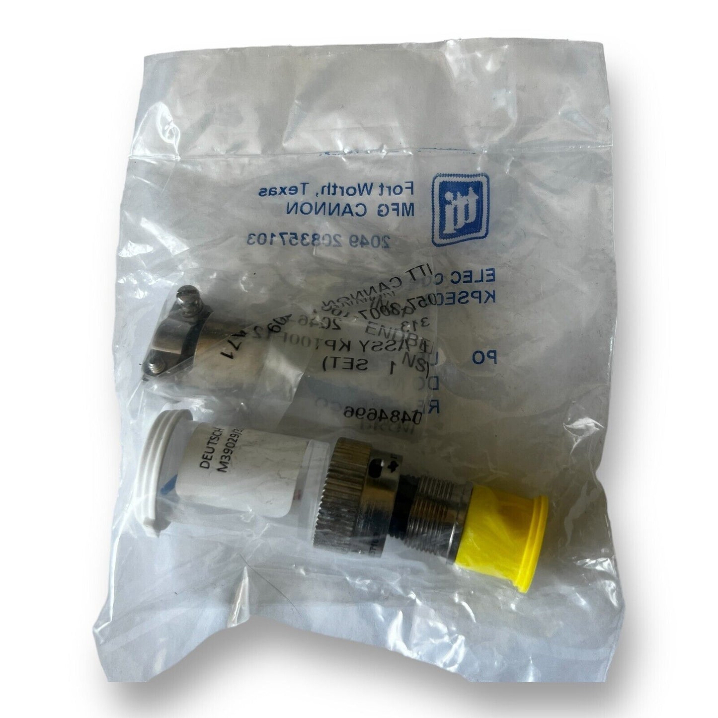 New ITT Cannon KPSE06F12-3PA71 - 3 Position Circular MIL Spec Connector Plug - Premium from ITT Cannon - Just $75.99! Shop now at Engtechsupplies