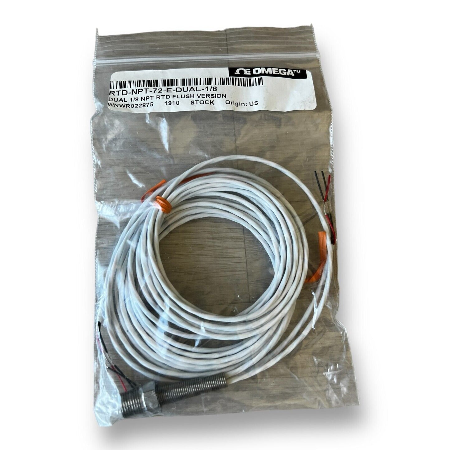 New Omega Engineering RTD-NPT-72-E-Dual-1/8 RTDNPT72EDual18 Sensor - USA Seller - Premium from OMEGA - Just $142.49! Shop now at Engtechsupplies
