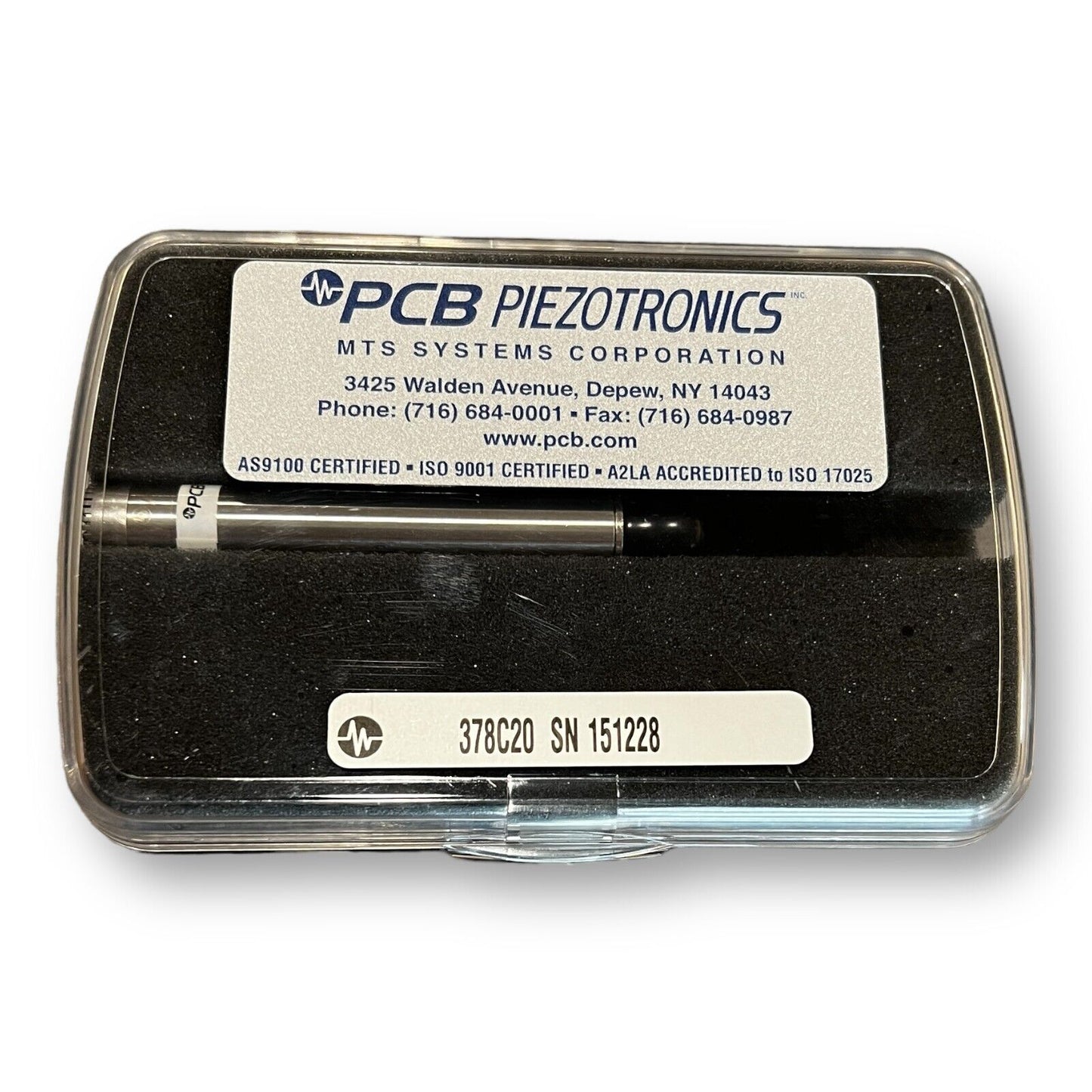 NEW PCB Piezotronics 378C20 ICP Microphone System - USA Seller - Premium from PCB Piezotronics - Just $1804.05! Shop now at Engtechsupplies