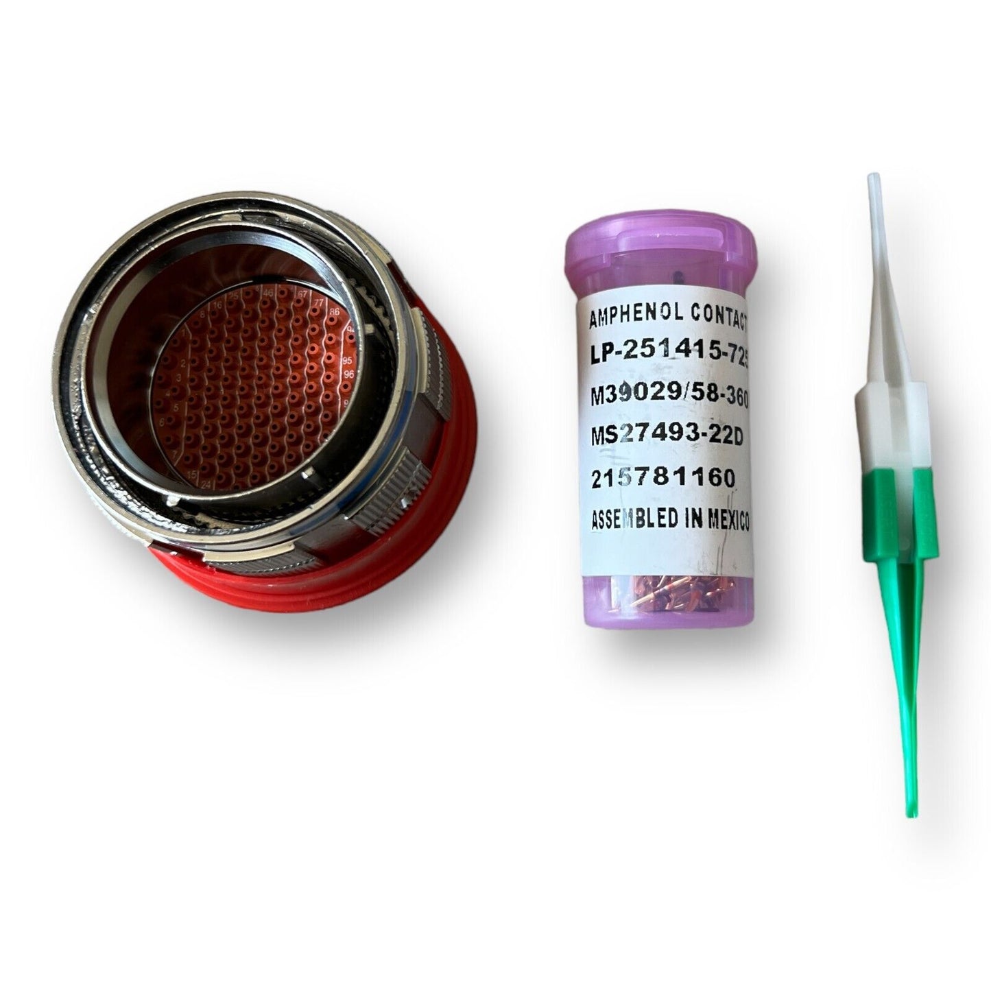 NEW Amphenol D38999/26FH35PN - 100 Position Circular Mil Spec Connector - USA - Premium from Amphenol - Just $94.99! Shop now at Engtechsupplies