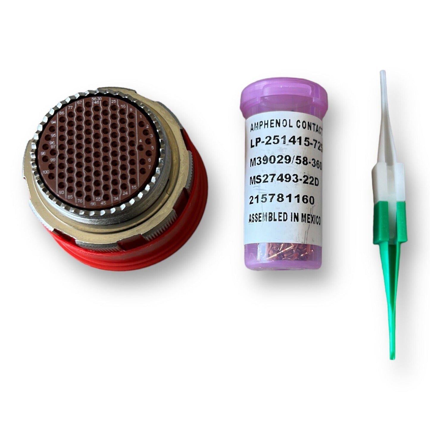 NEW Amphenol D38999/26FH35PN - 100 Position Circular Mil Spec Connector - USA - Premium from Amphenol - Just $94.99! Shop now at Engtechsupplies