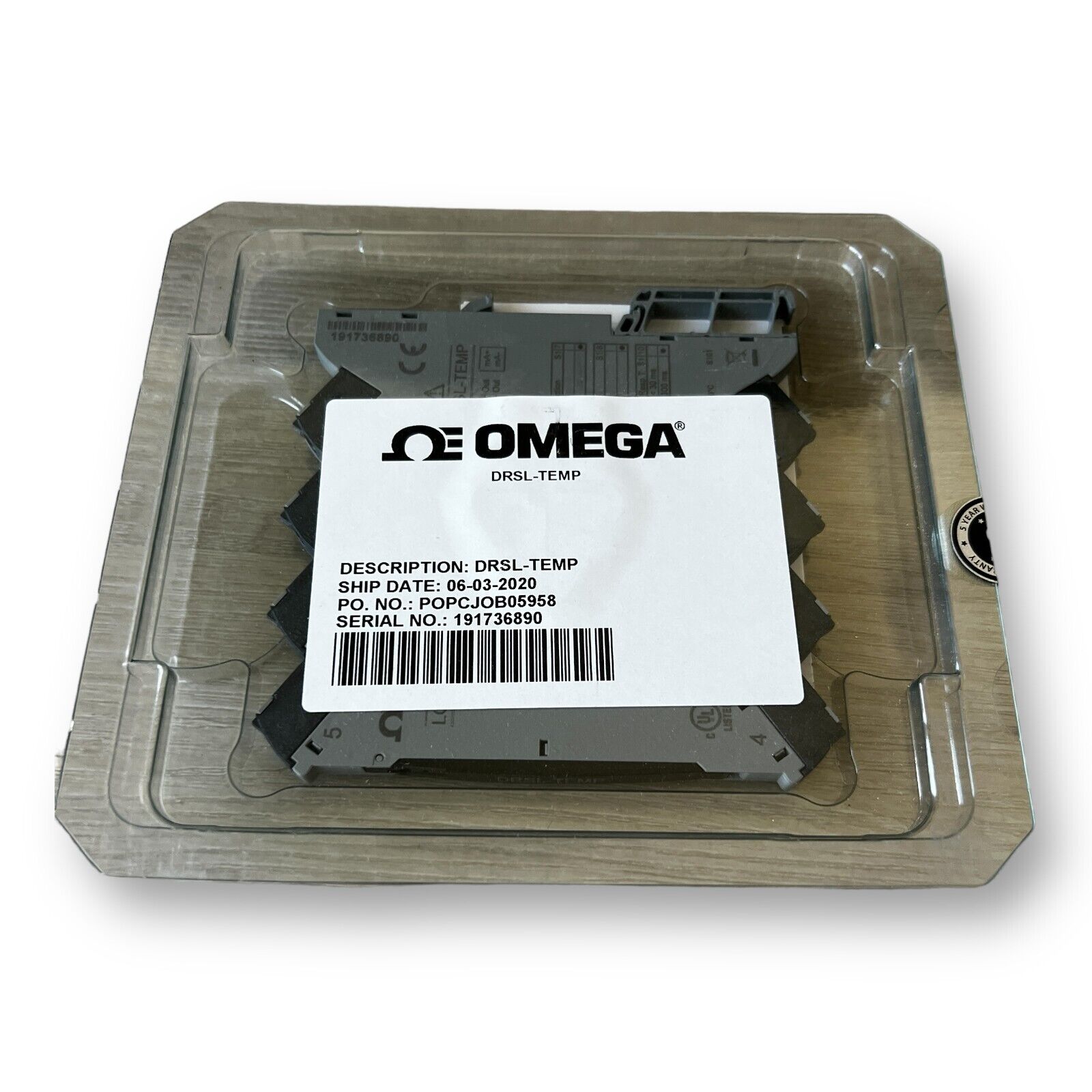 Omega DRSL-TEMP Loop Powered Signal Conditioner DIN Rail Module - USA Seller - Premium  from Omega Engineering - Just $132.99! Shop now at Engtechsupplies